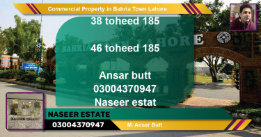 Commercial Property for Sale in Bahria Town, Lahore - (BP-68040)