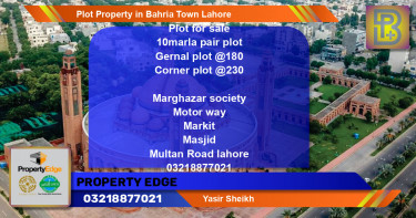 Residential Plot for Sale in Bahria Town, Lahore - (BP-68043)