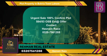 Residential Plot for Sale in Bahria Town, Lahore - (BP-68075)