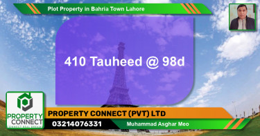 Residential Plot for Sale in Bahria Town, Lahore - (BP-68083)