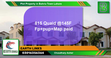Residential Plot for Sale in Bahria Town, Lahore - (BP-68100)