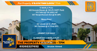 Residential Plot for Sale in Bahria Town, Lahore - (BP-68110)