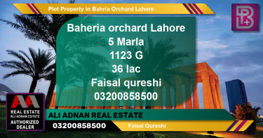 Residential Plot for Sale in Bahria Orchard, Lahore - (BP-68132)
