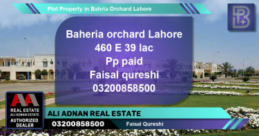 Residential Plot for Sale in Bahria Orchard, Lahore - (BP-68135)