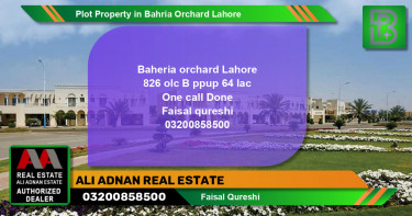 Residential Plot for Sale in Bahria Orchard, Lahore - (BP-68138)