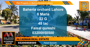 Residential Plot for Sale in Bahria Orchard, Lahore - (BP-68141)