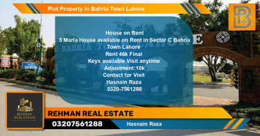 Residential Plot for Sale in Bahria Town, Lahore - (BP-68169)