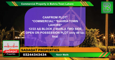Commercial Property for Sale in Bahria Town, Lahore - (BP-68199)