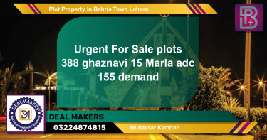 Residential Plot for Sale in Bahria Town, Lahore - (BP-68234)
