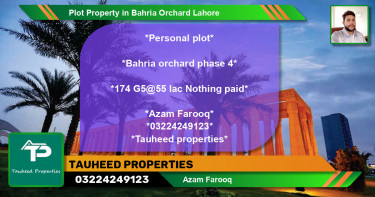 Residential Plot for Sale in Bahria Orchard, Lahore - (BP-68260)
