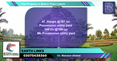 Residential Plot for Sale in Bahria Town, Lahore - (BP-68309)