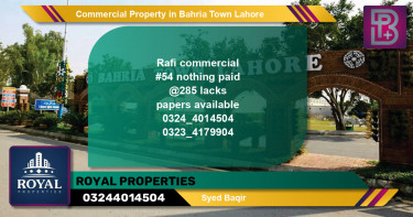 Commercial Property for Sale in Bahria Town, Lahore - (BP-68321)
