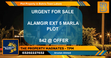 Residential Plot for Sale in Bahria Town, Lahore - (BP-68322)