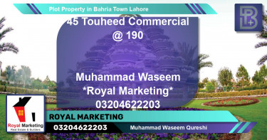Commercial Plot for Sale in Bahria Town, Lahore - (BP-68345)