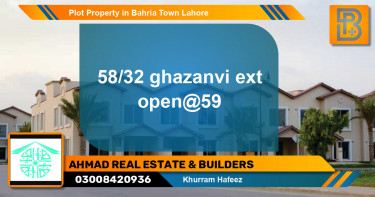 Residential Plot for Sale in Bahria Town, Lahore - (BP-68405)