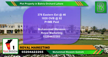 Residential Plot for Sale in Bahria Orchard, Lahore - (BP-68424)