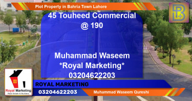 Commercial Plot for Sale in Bahria Town, Lahore - (BP-68510)