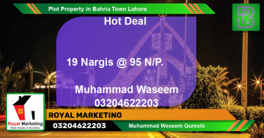 Residential Plot for Sale in Bahria Town, Lahore - (BP-68512)