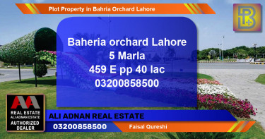 Residential Plot for Sale in Bahria Orchard, Lahore - (BP-68518)
