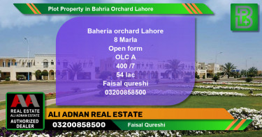 Residential Plot for Sale in Bahria Orchard, Lahore - (BP-68542)