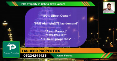 Residential Plot for Sale in Bahria Town, Lahore - (BP-68557)