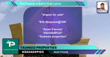 Residential Plot for Sale in Bahria Town, Lahore - (BP-68558)
