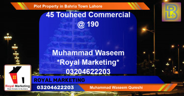 Commercial Plot for Sale in Bahria Town, Lahore - (BP-68577)