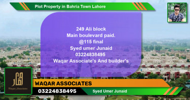 Residential Plot for Sale in Bahria Town, Lahore - (BP-68593)