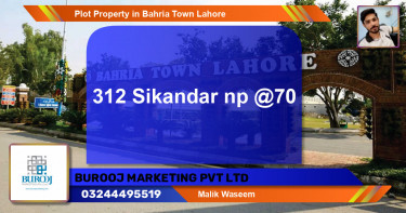 Residential Plot for Sale in Bahria Town, Lahore - (BP-68604)