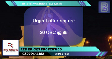 Residential Plot for Sale in Bahria Town, Lahore - (BP-68613)