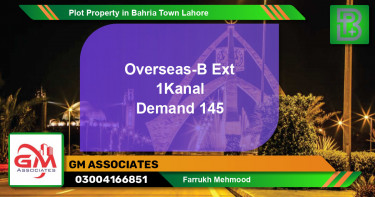 Residential Plot for Sale in Bahria Town, Lahore - (BP-68654)