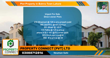 Residential Plot for Sale in Bahria Town, Lahore - (BP-68681)