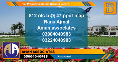 Residential Plot for Sale in Bahria Orchard, Lahore - (BP-68728)