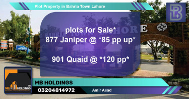 Residential Plot for Sale in Bahria Town, Lahore - (BP-68757)