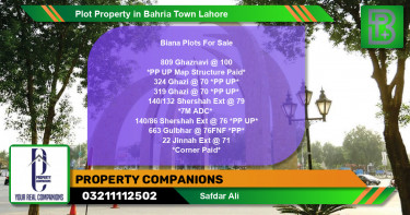Residential Plot for Sale in Bahria Town, Lahore - (BP-68795)