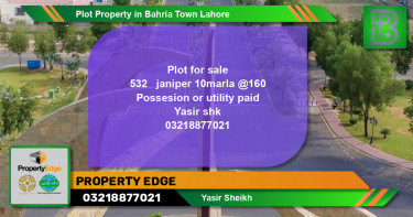 Residential Plot for Sale in Bahria Town, Lahore - (BP-68821)