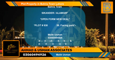 Residential Plot for Sale in Bahria Town, Lahore - (BP-68846)