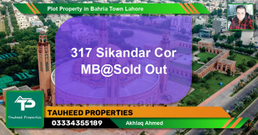 Residential Plot for Sale in Bahria Town, Lahore - (BP-68857)