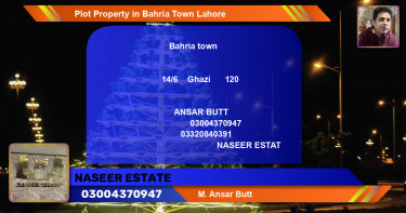Residential Plot for Sale in Bahria Town, Lahore - (BP-68879)