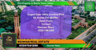 Residential Plot for Sale in Bahria Town, Lahore - (BP-68903)
