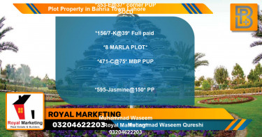 Residential Plot for Sale in Bahria Town, Lahore - (BP-68928)