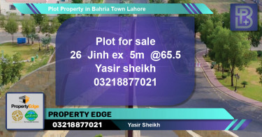 Residential Plot for Sale in Bahria Town, Lahore - (BP-68975)
