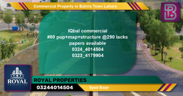 Commercial Property for Sale in Bahria Town, Lahore - (BP-69018)