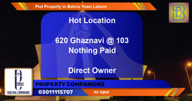 Residential Plot for Sale in Bahria Town, Lahore - (BP-69046)