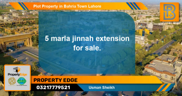 Residential Plot for Sale in Bahria Town, Lahore - (BP-69057)
