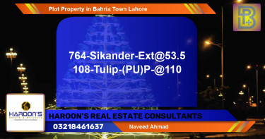 Residential Plot for Sale in Bahria Town, Lahore - (BP-69096)