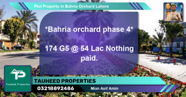 Residential Plot for Sale in Bahria Orchard, Lahore - (BP-69100)