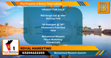 Residential Plot for Sale in Bahria Town, Lahore - (BP-69115)