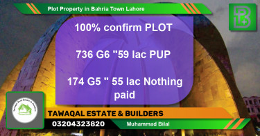 Residential Plot for Sale in Bahria Town, Lahore - (BP-69157)