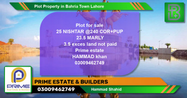 Residential Plot for Sale in Bahria Town, Lahore - (BP-69181)